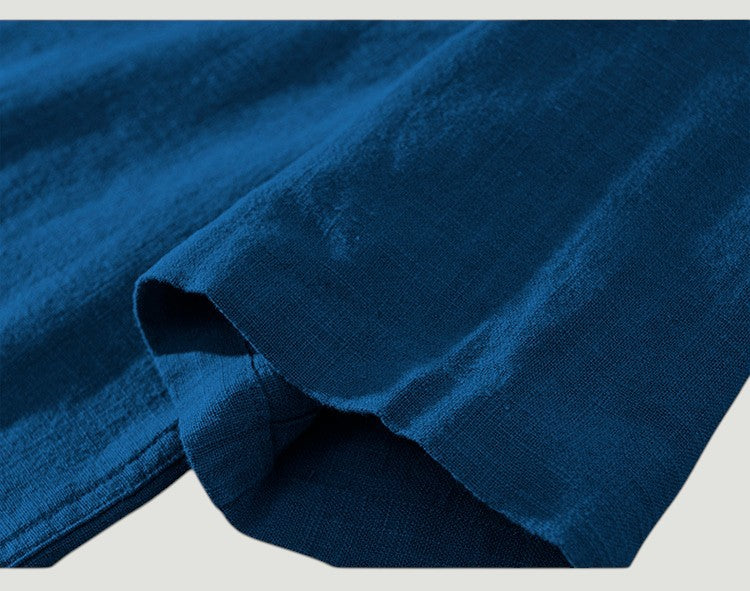 Men’s Dark Teal Cotton Kurta Shirt | Casual Wear