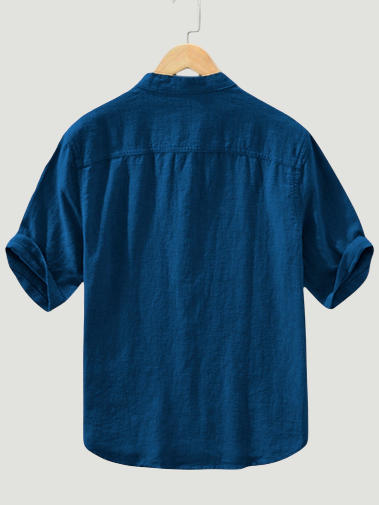 Men’s Dark Teal Cotton Kurta Shirt | Casual Wear