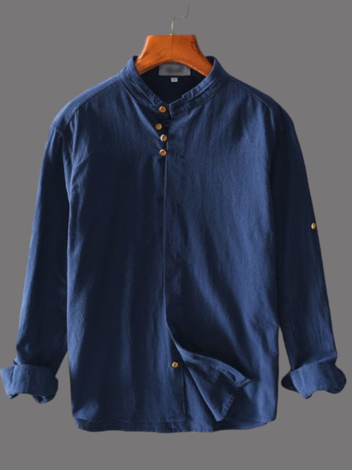 Navy Blue Full Sleeve Shirt for Men