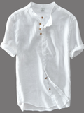 #A Short Sleeve white kurta Shirts for Men