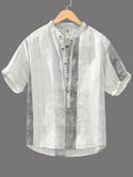 #Minimalist Style: Casual Striped Kurta for Men