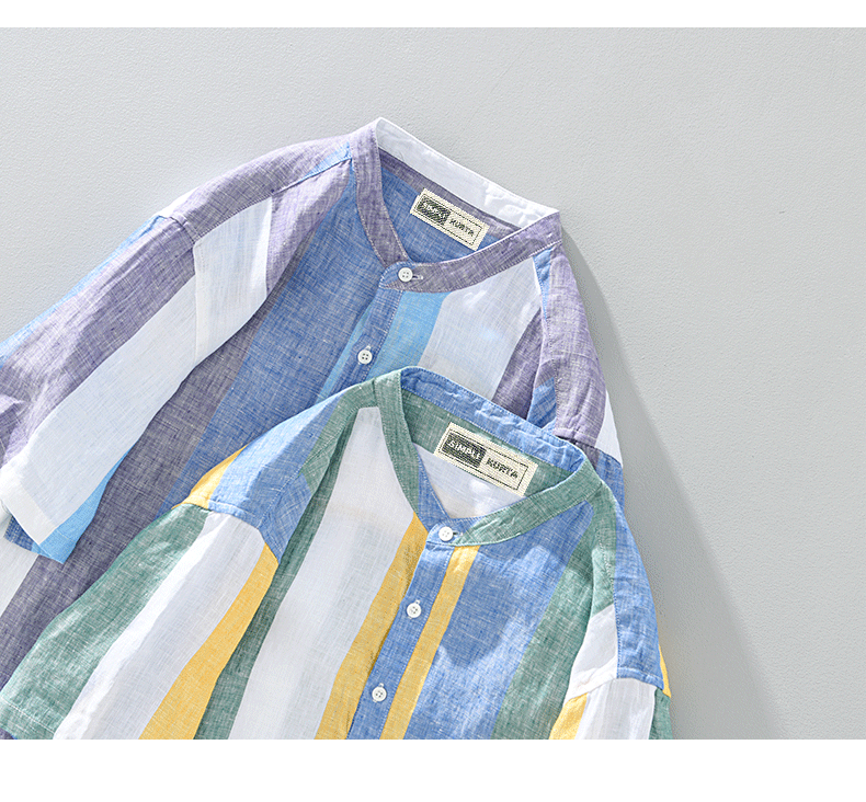 #Premium Cotton Kurta with Multicolour Stripes