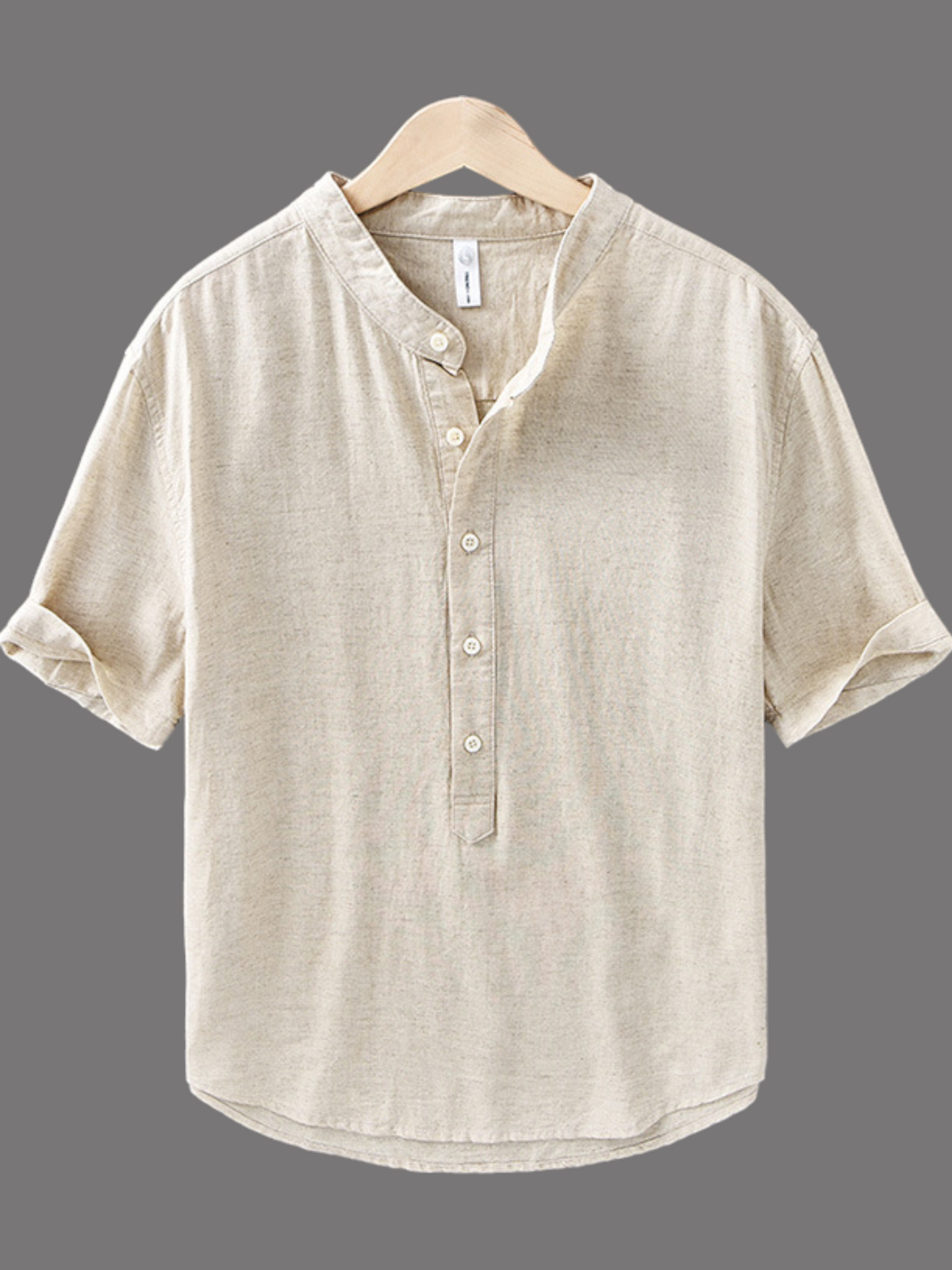 Stylish Cream Cotton Kurta Shirt for Men - Image 1